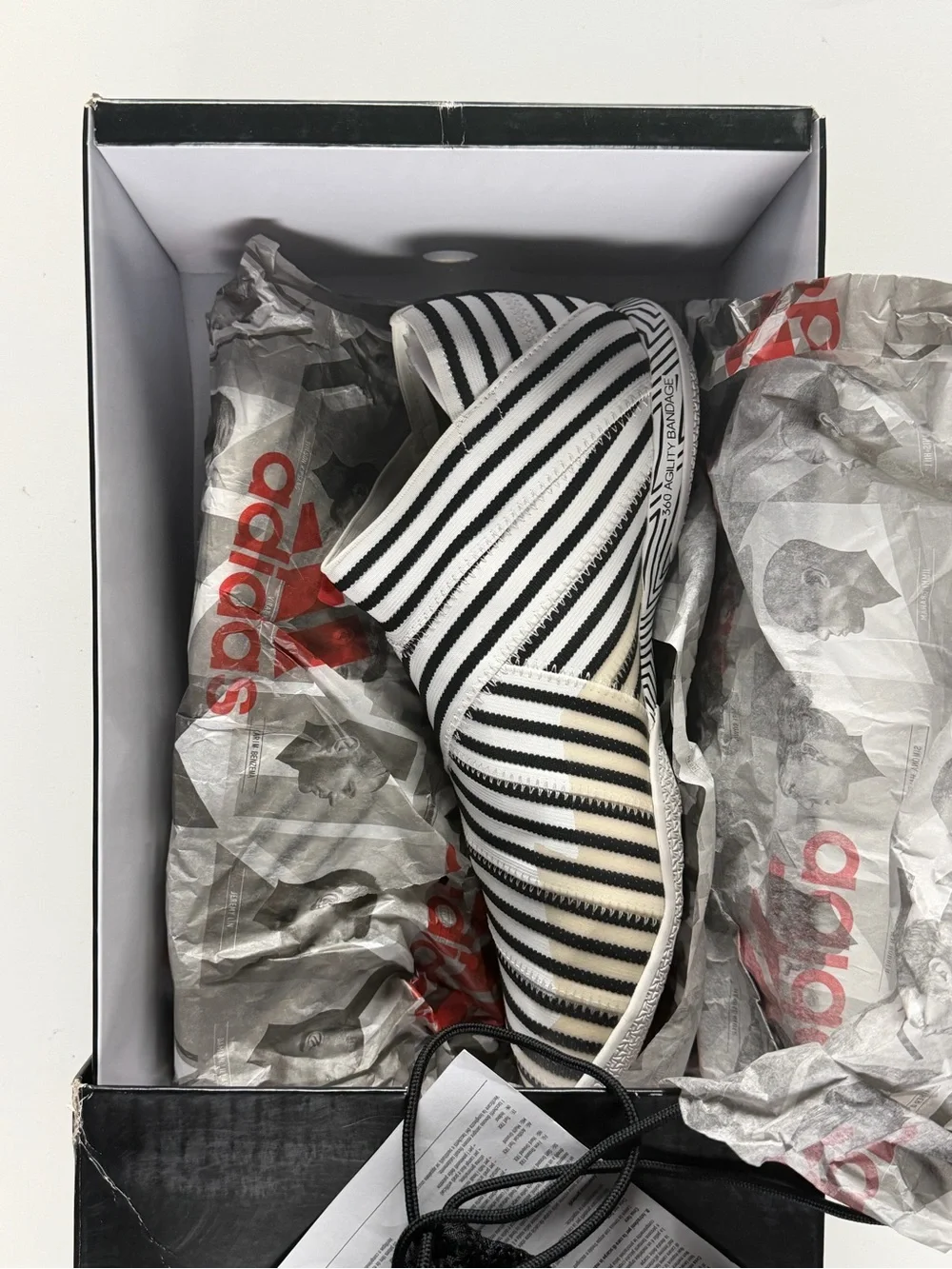 Adidas Messi Nemeziz Tango 17+ 360AGILI Soccer Shoes Black White Gum Slip-On